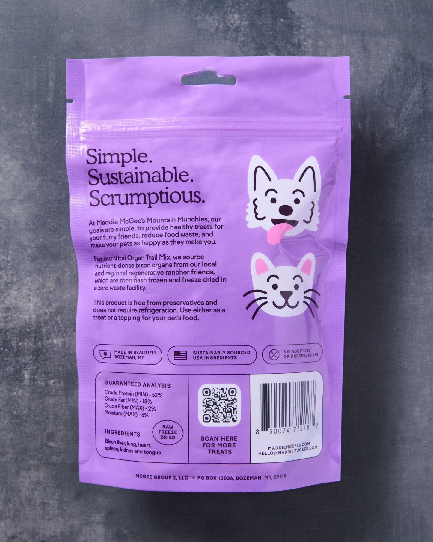 Bison Vital Organ Trail Mix Treats