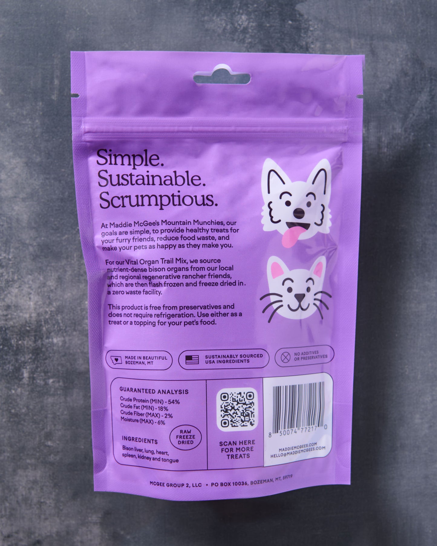 Bison Vital Organ Trail Mix Training Treats