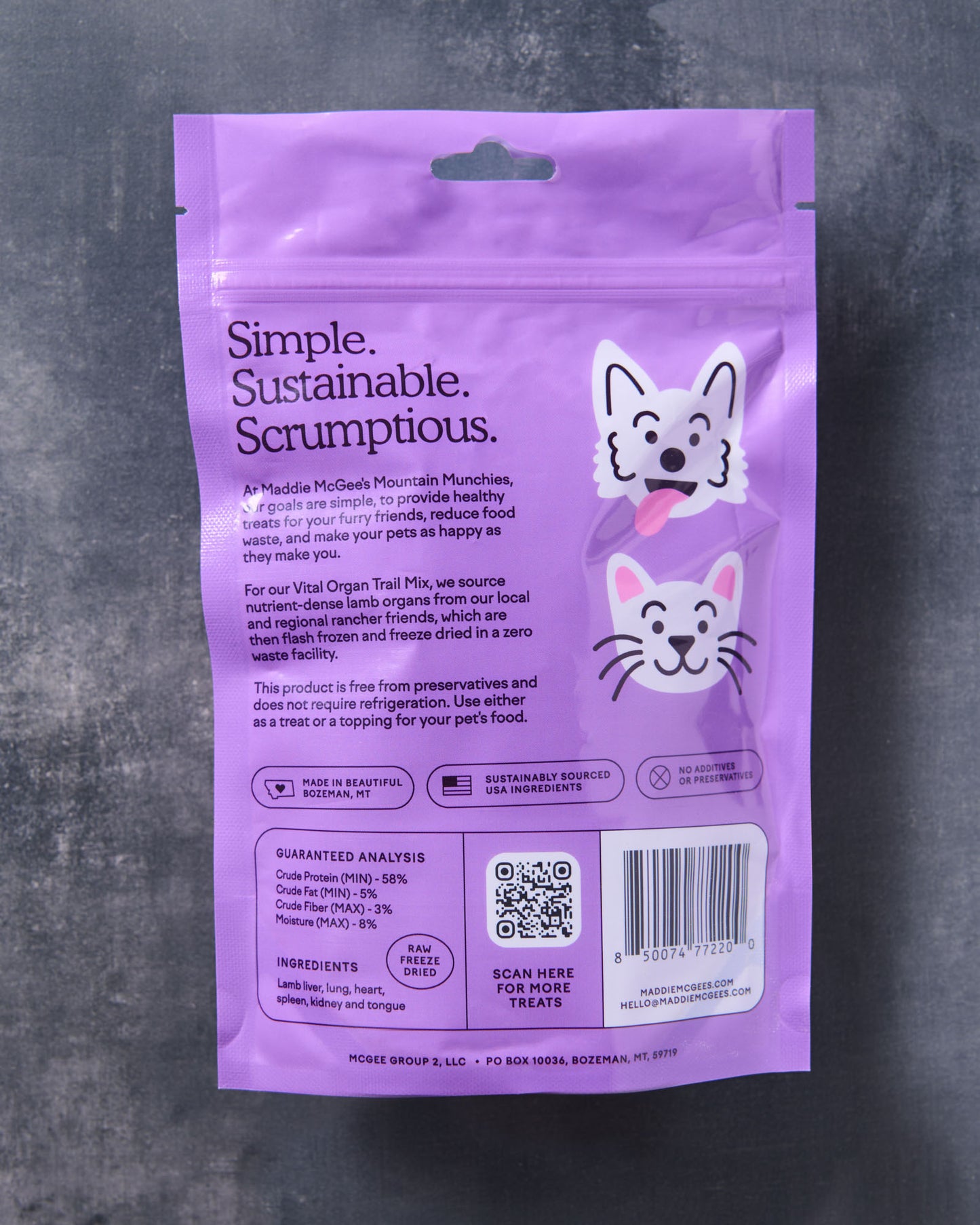 Lamb Vital Organ Trail Mix Treats