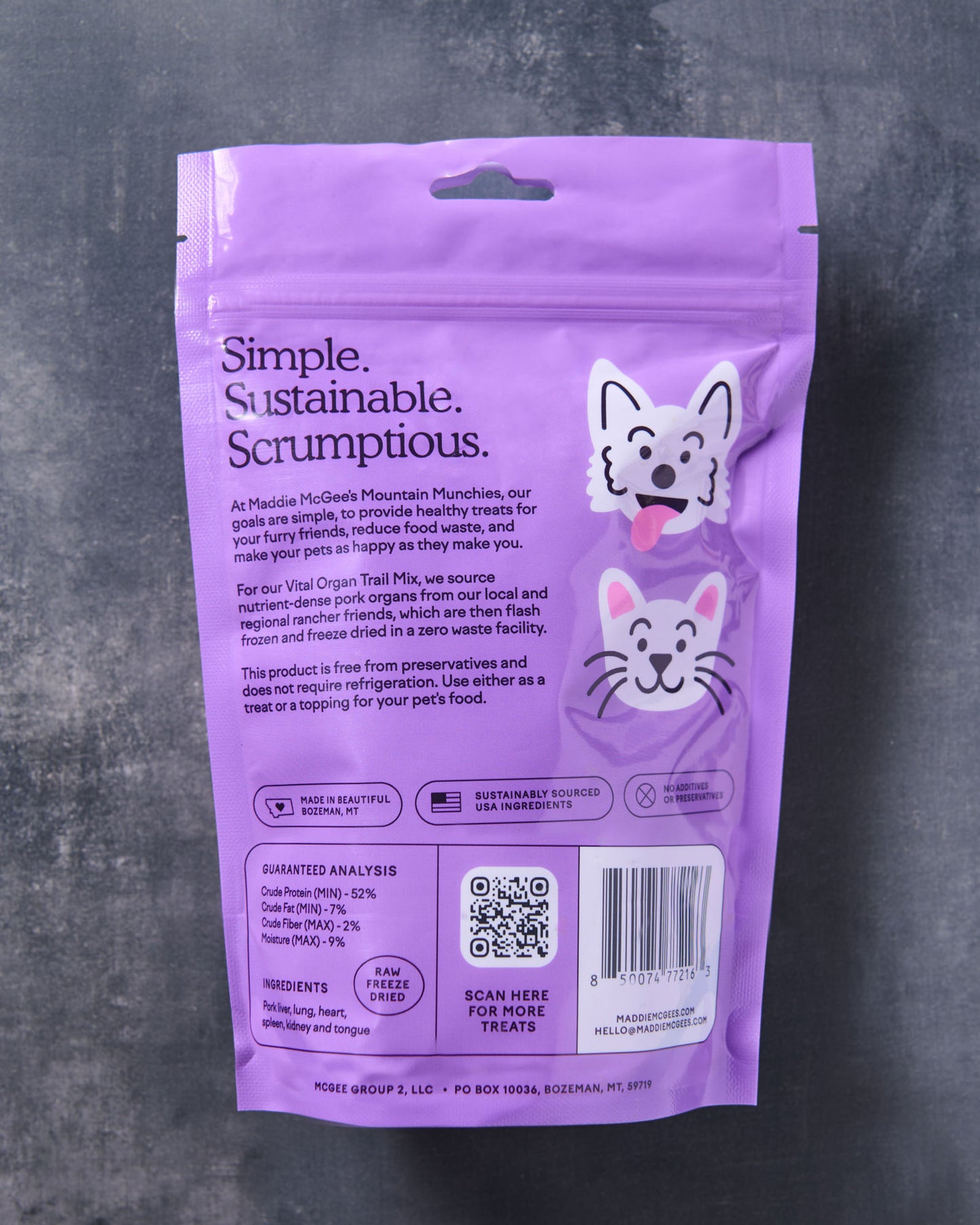 Pork Vital Organ Trail Mix Treats